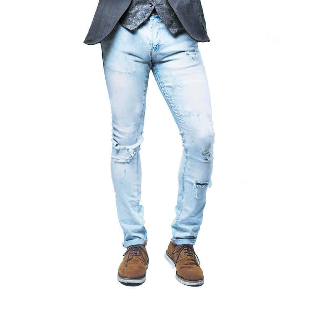 Torn Blue Jeans