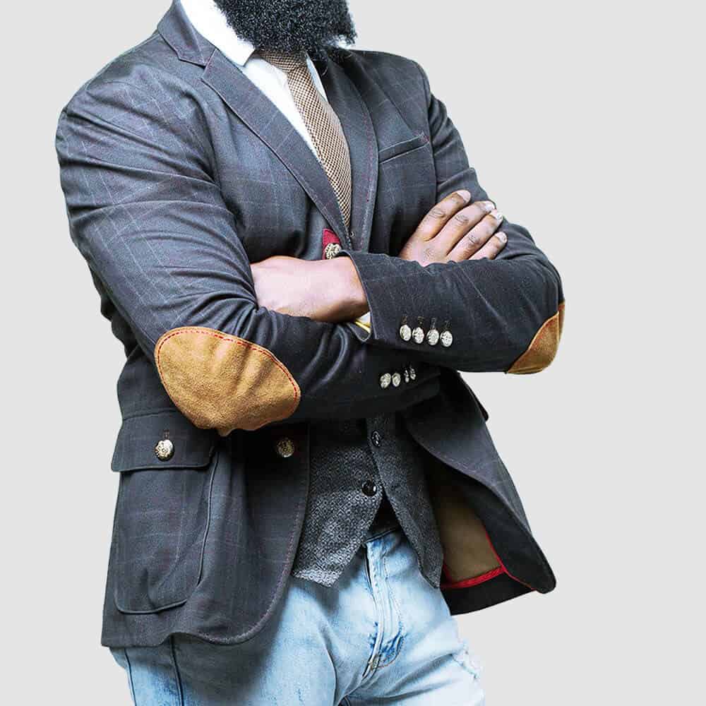 Brown Blazer Jacket - Imagen 3